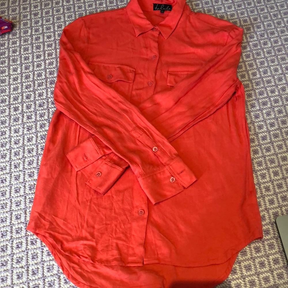 Talula button up blouse with pockets